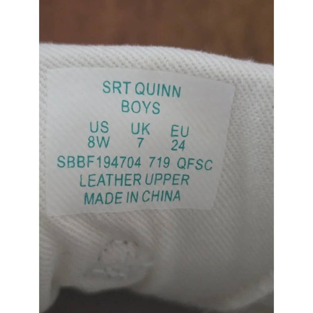 Stride Rite Srt Quinn Boys 8w Sneaker Booties White Learning To Walk Easter